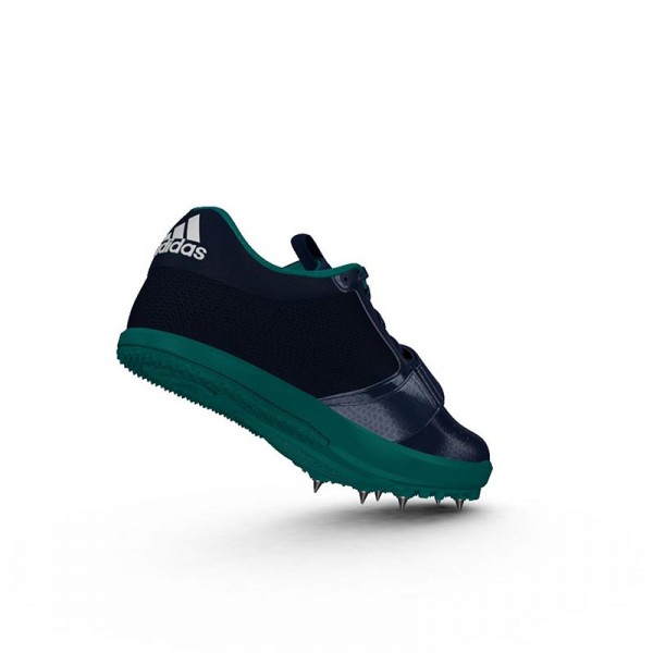 Zapatillas para salto de pista Adidas Jumpstar verdes-5