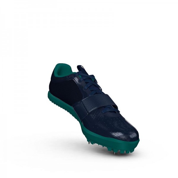 Zapatillas para salto de pista Adidas Jumpstar verdes-8
